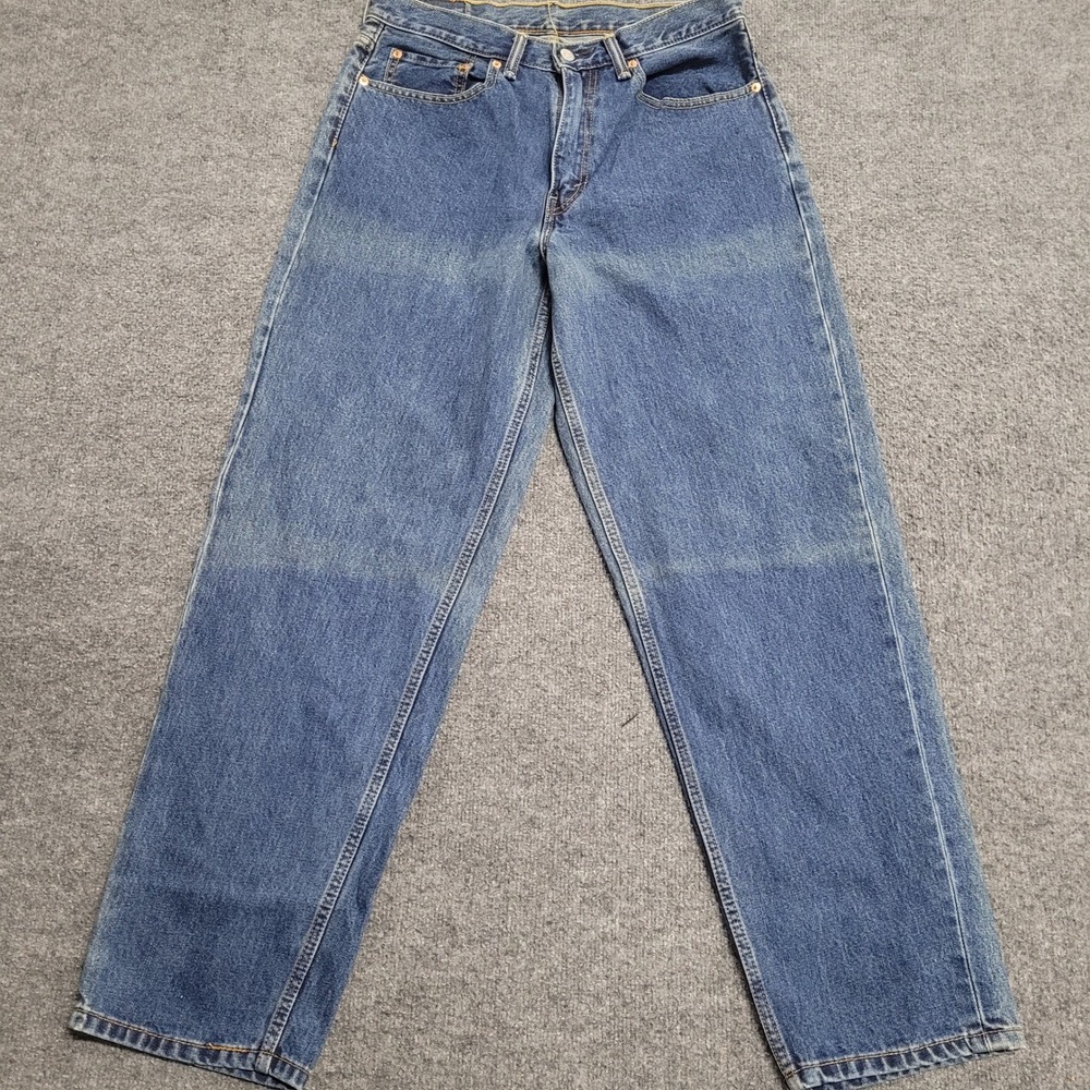 Levis Jeans Mens Size 32x32 560 Loose Fit Tapered Medium Wash Blue Denim